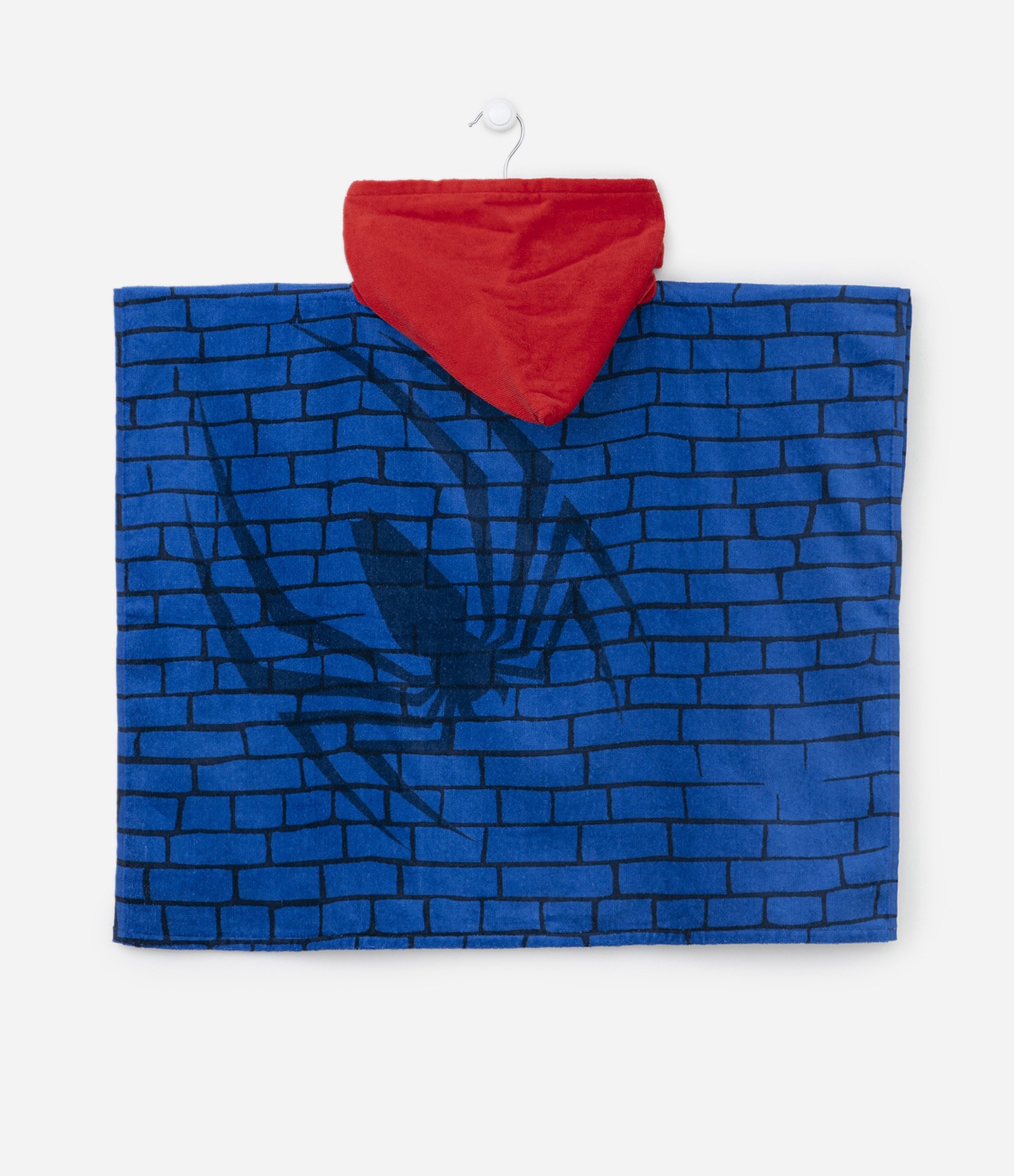 Poncho Infantil Atoalhada com Capuz e Estampa Homem Aranha Azul 2