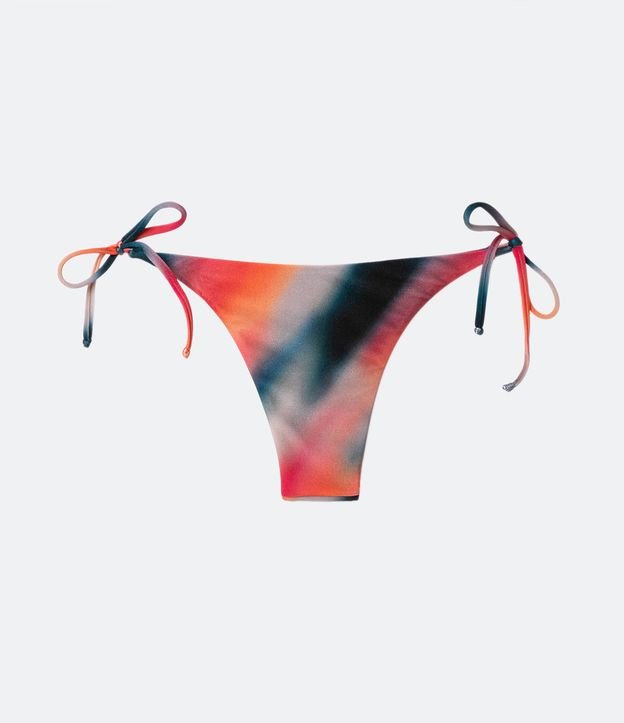 Bikini Bombacha Lazo con Estampado Degradado Multicolores 6