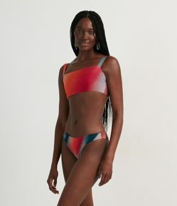 Biquíni Calcinha em Microfibra com Estampa Degradê