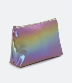 Necessaire Trapézio em Tecido com Alça Capanga