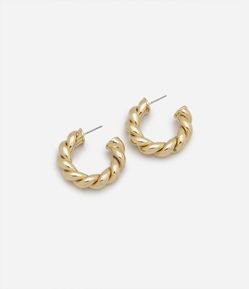 Brinco Argola Tubular Torcida