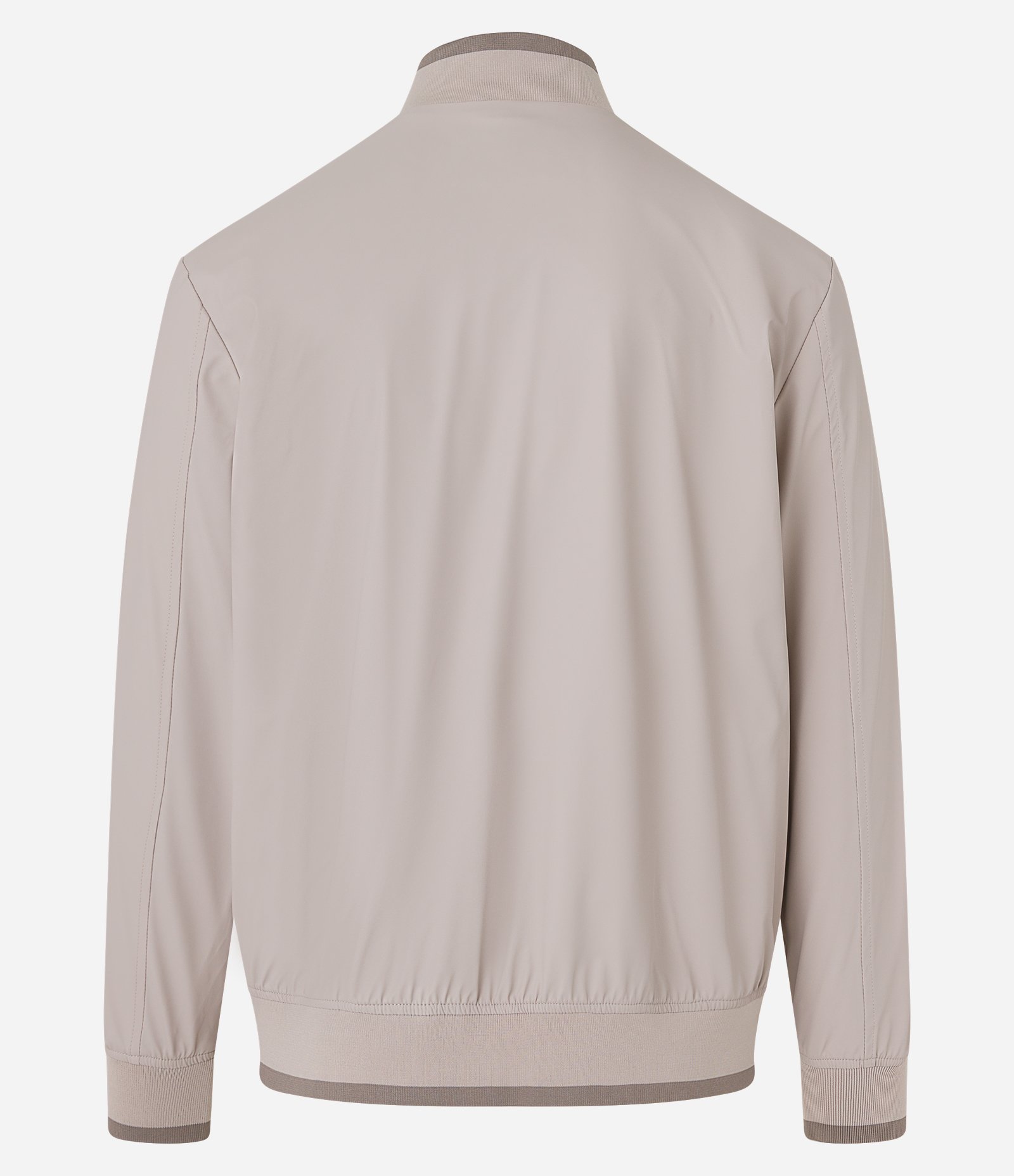 Jaqueta Bomber em Material Emborrachado e Gola Altinha Off White 8