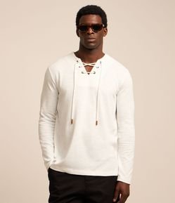 Bata Comfort em Flamê com Amarração na Gola