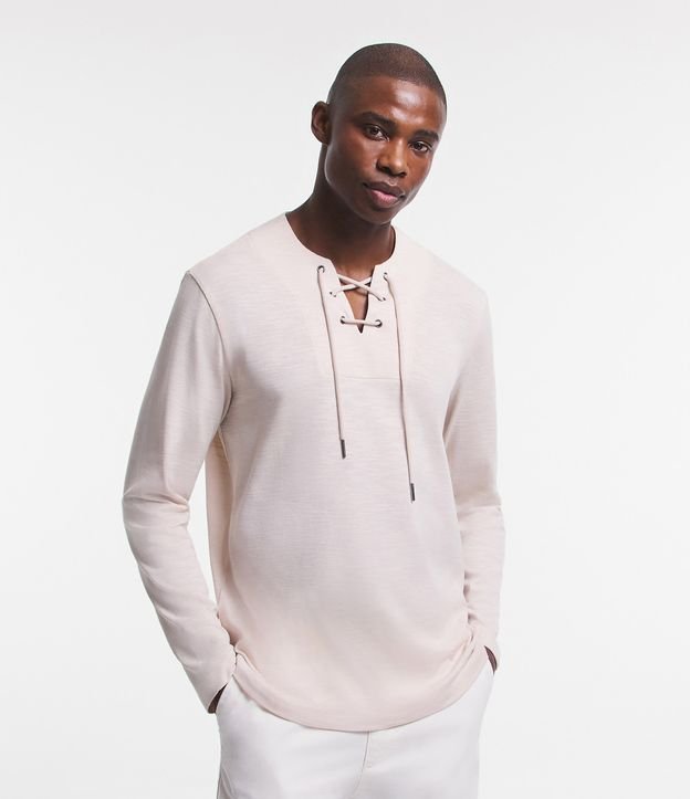 Bata Comfort em Flamê com Amarração na Gola