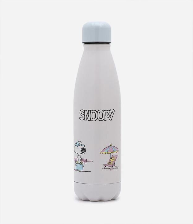 Garrafa de Metal com Estampa do Snoopy