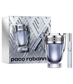 Kit Perfume Paco Rabanne Invictus Eau de Toilette Masculino 100ml + Perfume de Bolsa 10ml