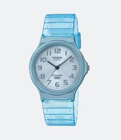 Relógio Casio Analógico com Pulseira e Caixa em resina MQ 24S 2BDF SC