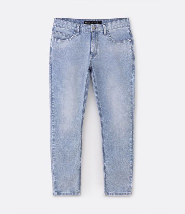 Pantalón Skinny Jeans con Bolsillos Azul 5
