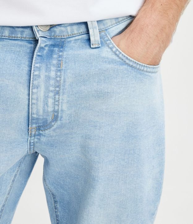 Pantalón Skinny Jeans con Bolsillos Azul 4