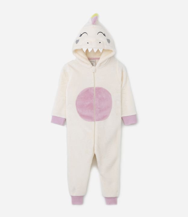 Pijama Jumper Infantil de Unicórnio - Tam 2 ao 14 anos