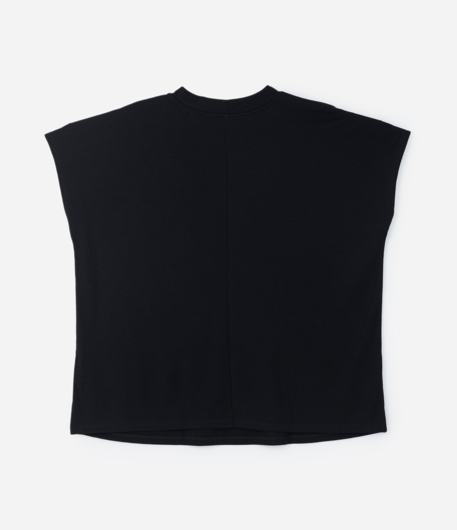 Blusa Básica em Ribana e sem Cava Curve & Plus Size Preto 6