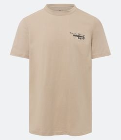 Camiseta Comfort em Meia Malha com Estampa Rio Wonderful City