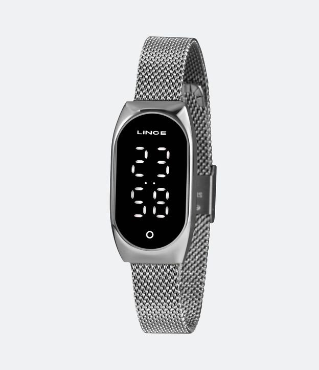 Relógio Lince Digital com Pulseira e Caixa em Metal LDM4642L PXSX - Cor: Prata - Tamanho: U