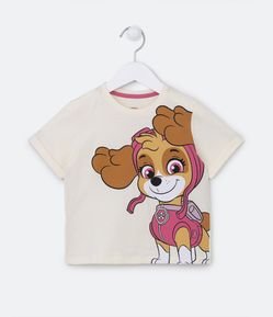 Camiseta Infantil com Estampa da Skye de Patrulha Canina - Tam 2 a 6 Anos