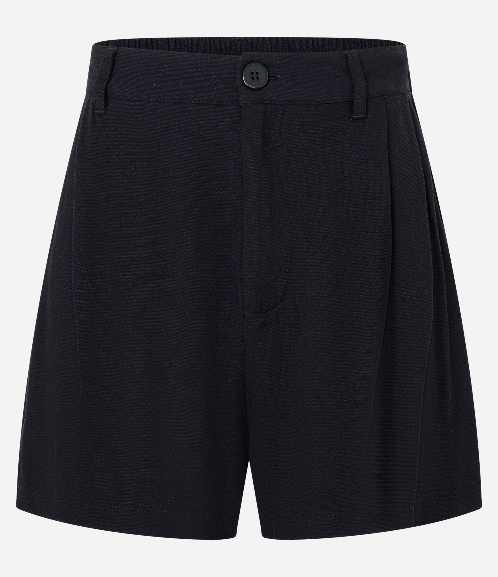 Short Soltinho em Viscose com Textura Maquinetada Preto 5