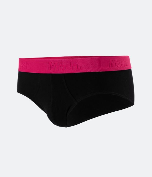 Cueca Slip em Algodão com Elástico no Cós Mash