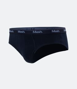 Cueca Slip em Meia Malha com Cós Elástico Mash