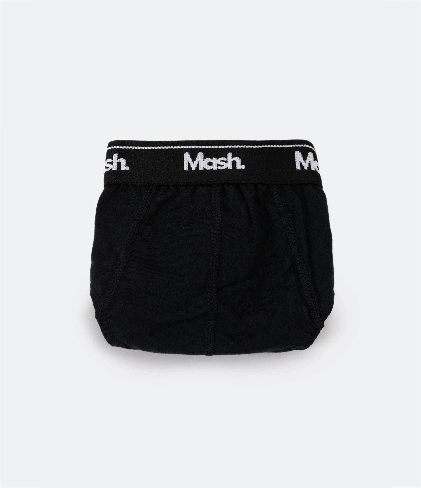 Cueca Slip em Meia Malha com Cós Elástico Mash Preto 2