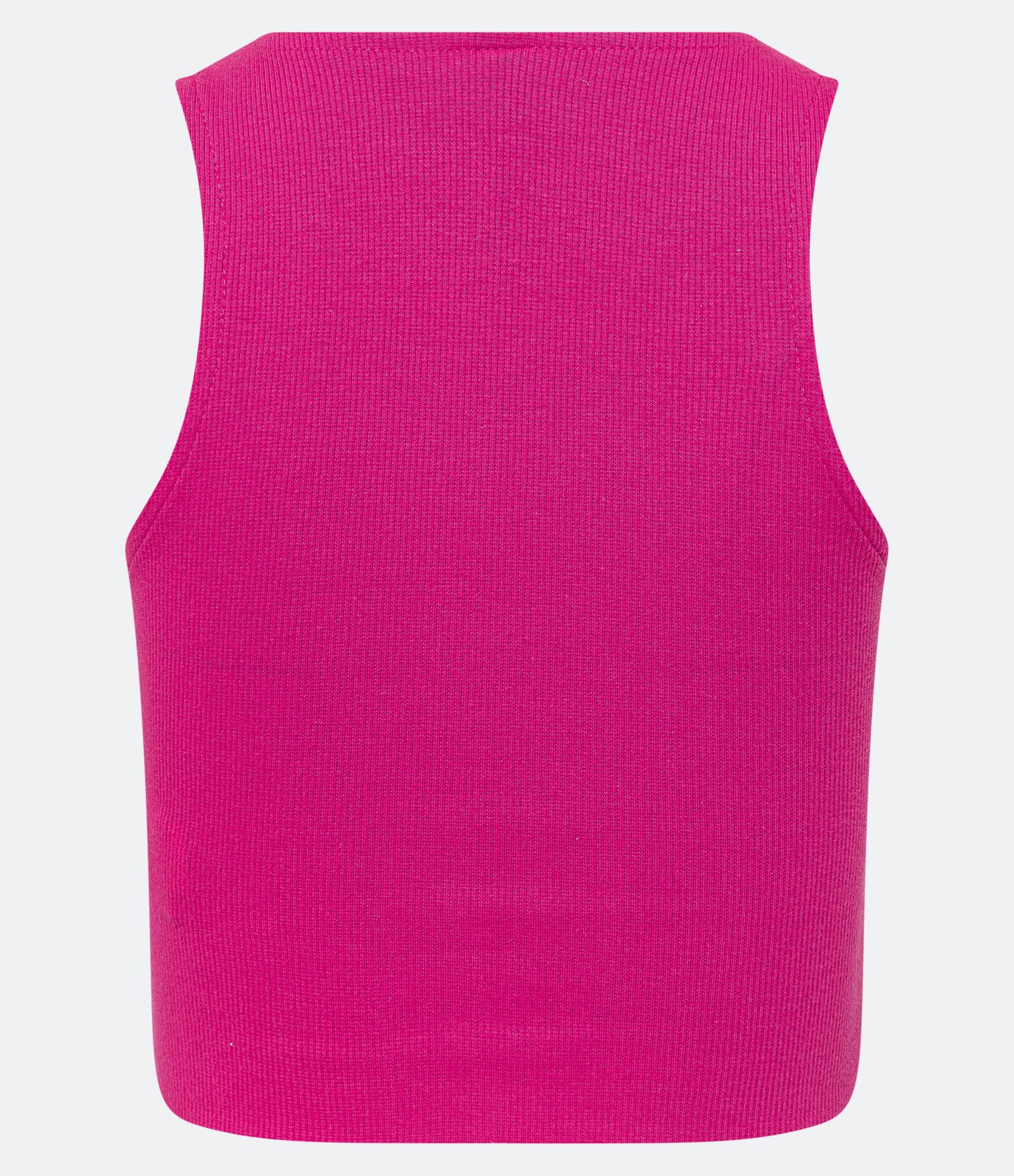 Blusa Cropped sem Manga em Algodão com Textura Canelada 7