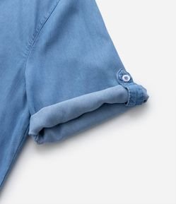 Vestido Chemise Jeans com Bolsos Curve & Plus Size