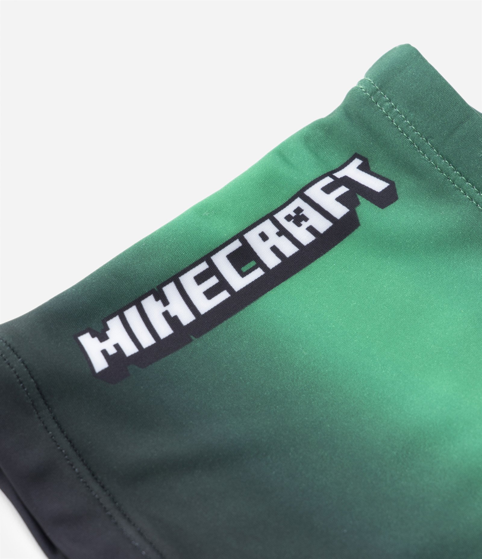 Sunga Boxer Infantil com Estampa Degradê do Minecraft - Tam 5 a 14 anos Verde 3