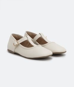 Sapatilha Infantil com Fivela em Metal - Tam 28 ao 35