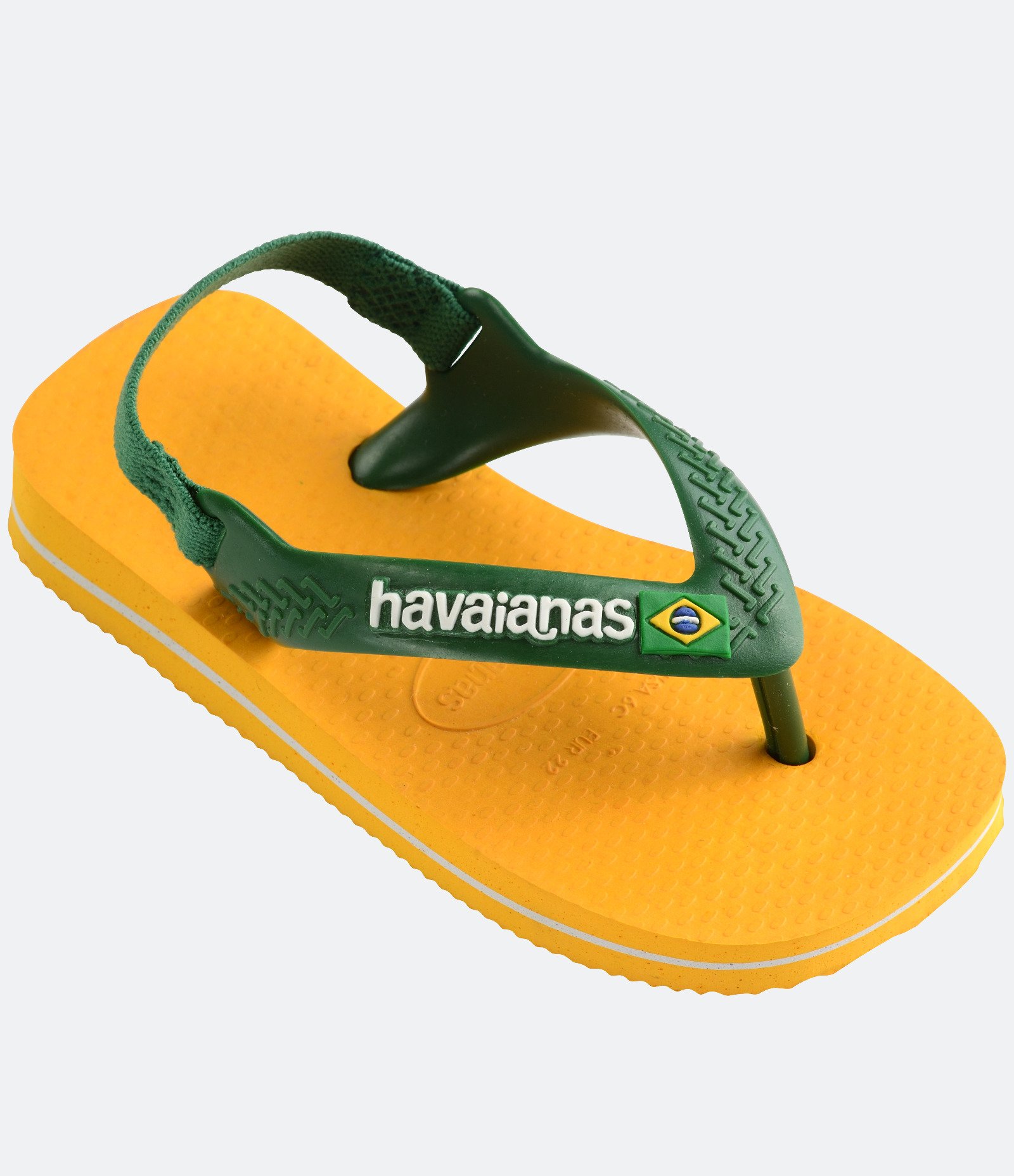 Chinelo Havaianas Infantil com Elástico no Calcanhar - Tam 17 ao 24 Amarelo 2