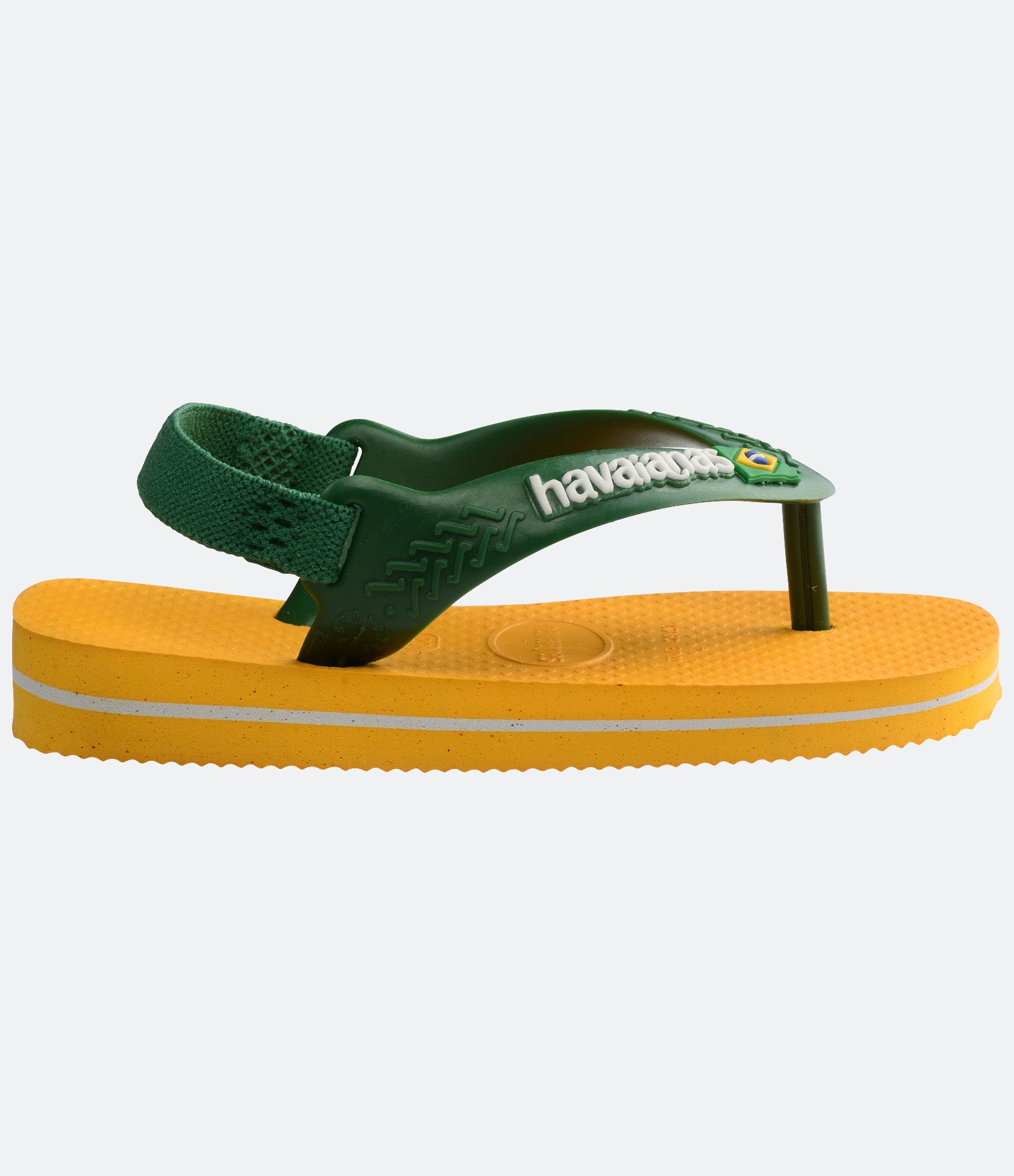 Chinelo Havaianas Infantil com Elástico no Calcanhar - Tam 17 ao 24 Amarelo 4