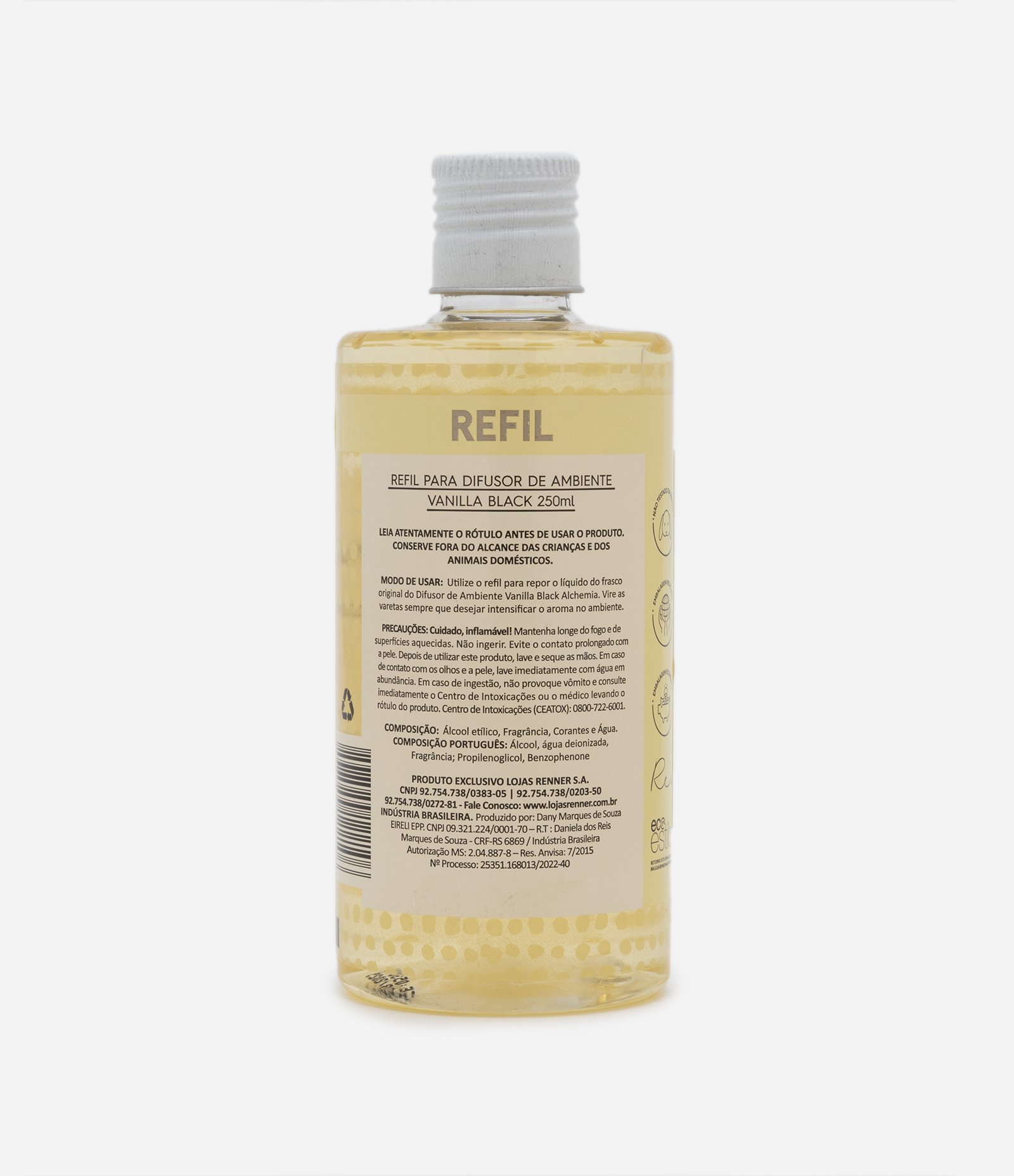 Refil de Difusor de Ambiente Vanilla Black Alchemia 250ml 2