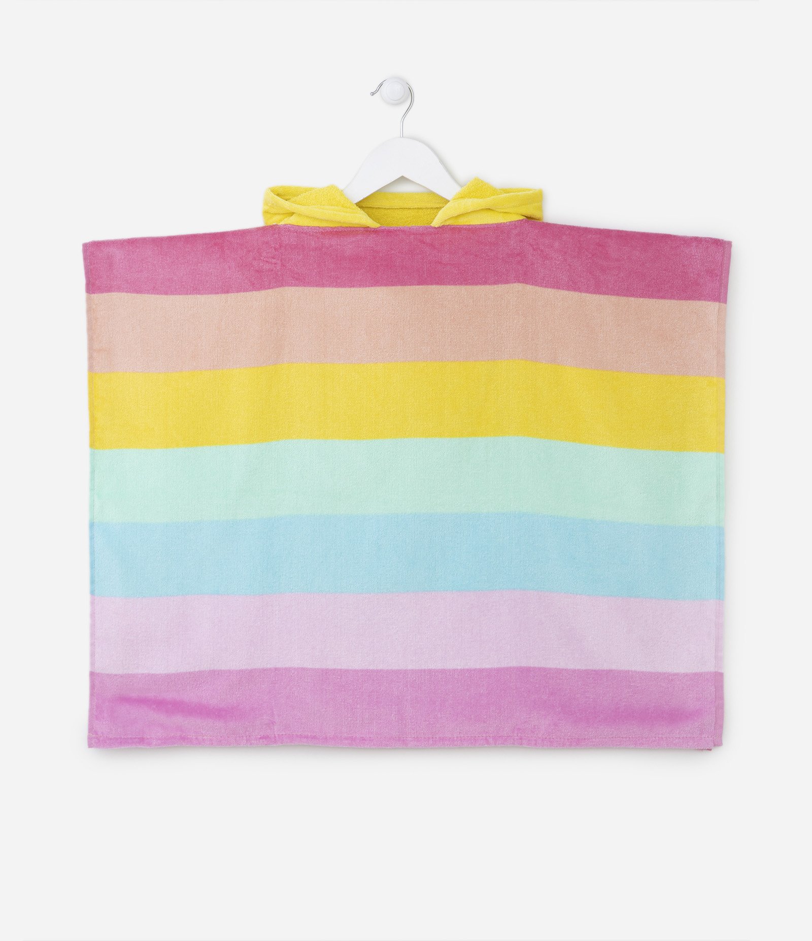 Poncho Atoalhado Infantil com Capuz e Estampado Colorido Multicores 2