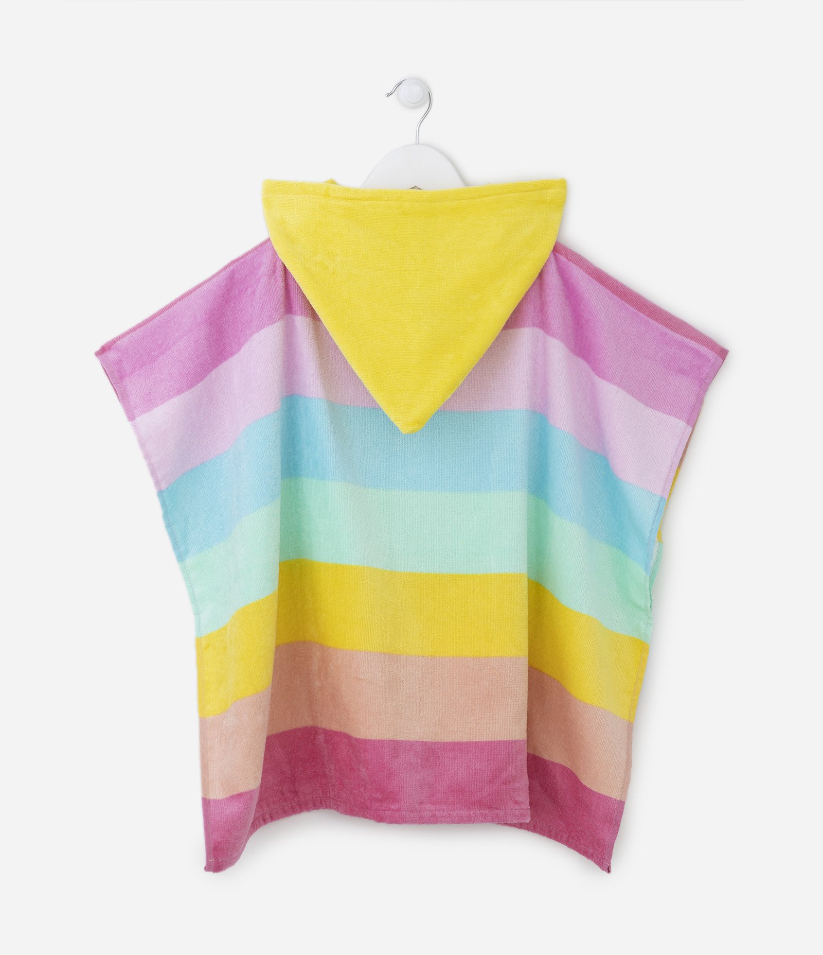 Poncho Atoalhado Infantil com Capuz e Estampado Colorido Multicores 3