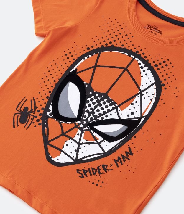 Camiseta Infantil Manga Curta Algodão Homem Aranha Vermelho Tam 2 a 10