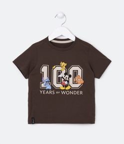 Remera Infantil con Estampa Disney 100 años - Talle 2 a 5 años