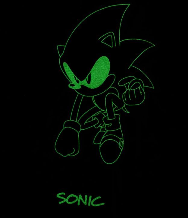 Camiseta - sonic - correndo - raio