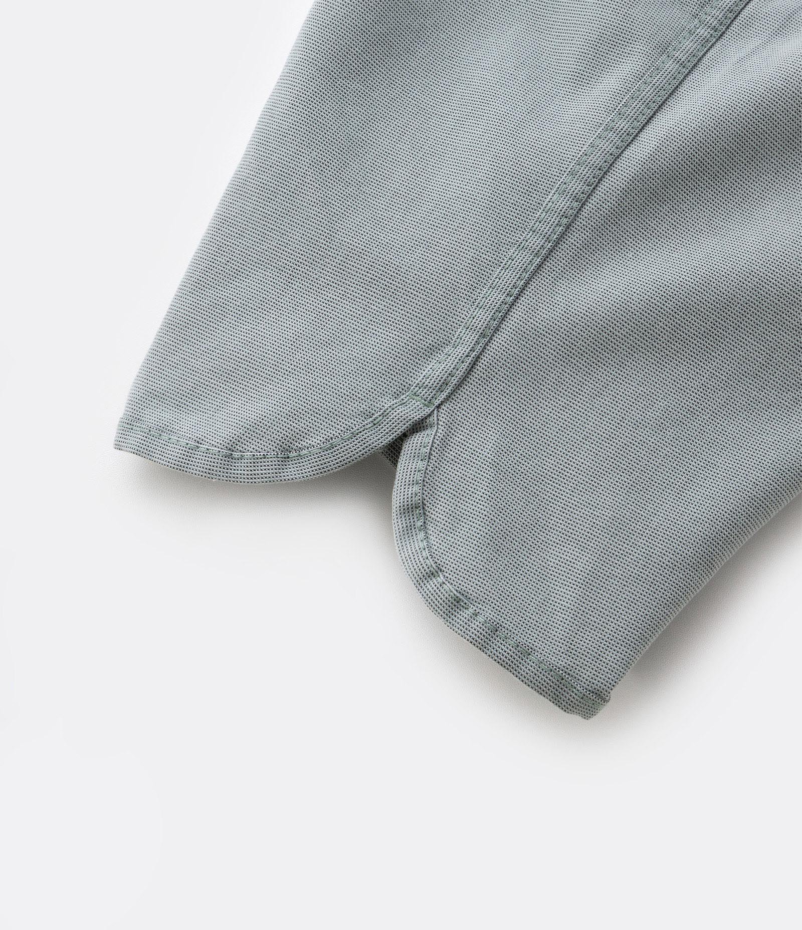 Bermuda Infantil em Sarja com Cordão no Cós - Tam 5 a 14 Anos Verde Claro 3