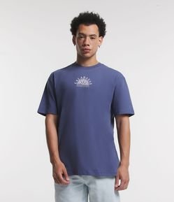 Camiseta Relaxed em Meia Malha com Estampa Calabasas