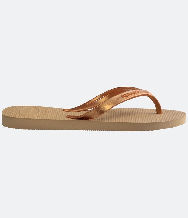 Chinelo Havaianas Elegance com Detalhe de Tira Dupla Dourado 3