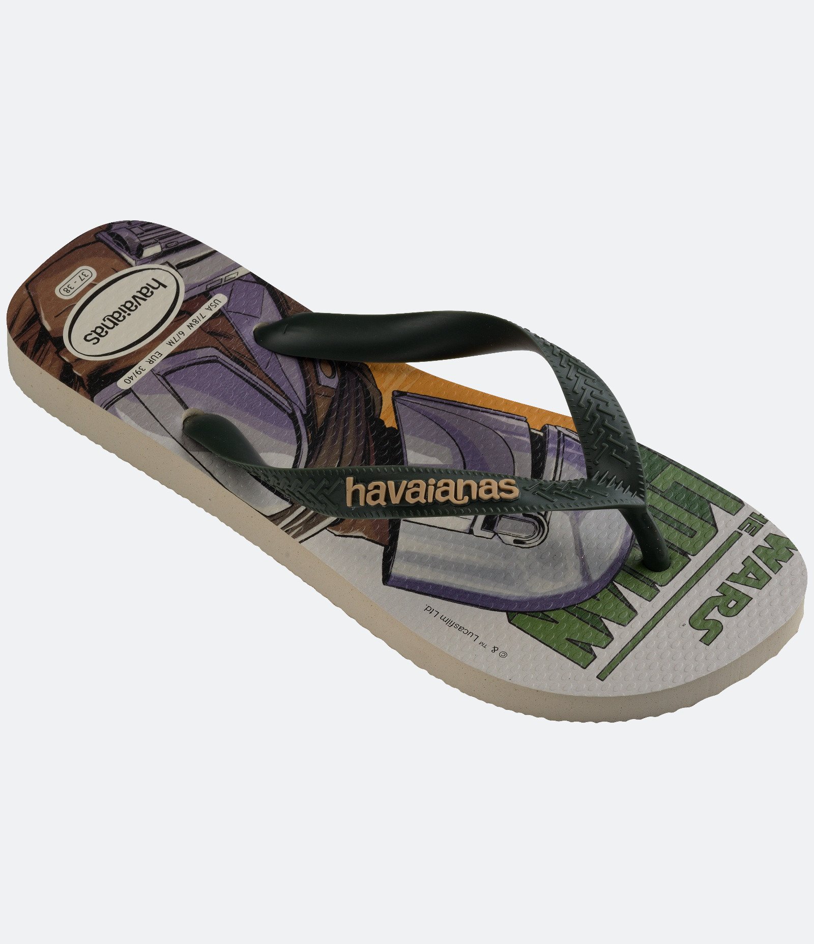 Chinelo de Tiras com Estampa Star Wars Havaianas Bege 2