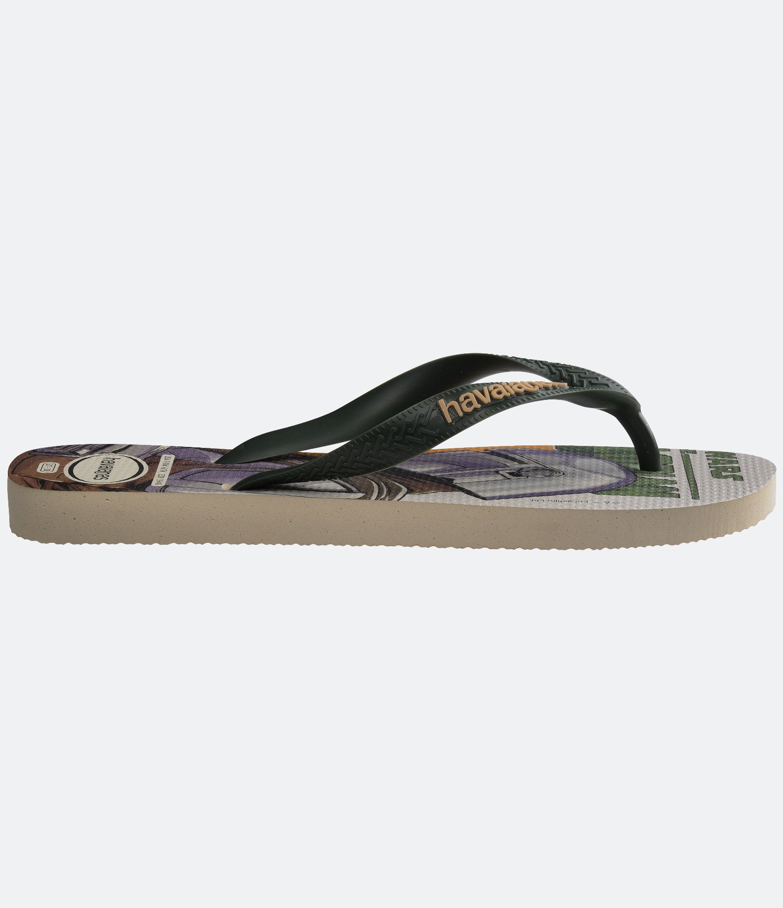 Chinelo de Tiras com Estampa Star Wars Havaianas Bege 3