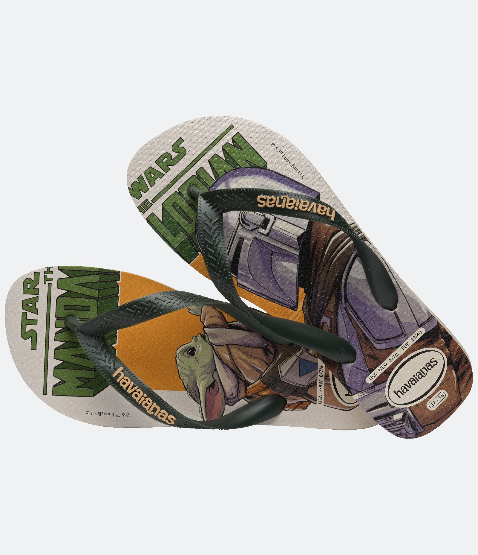 Chinelo de Tiras com Estampa Star Wars Havaianas Bege 4