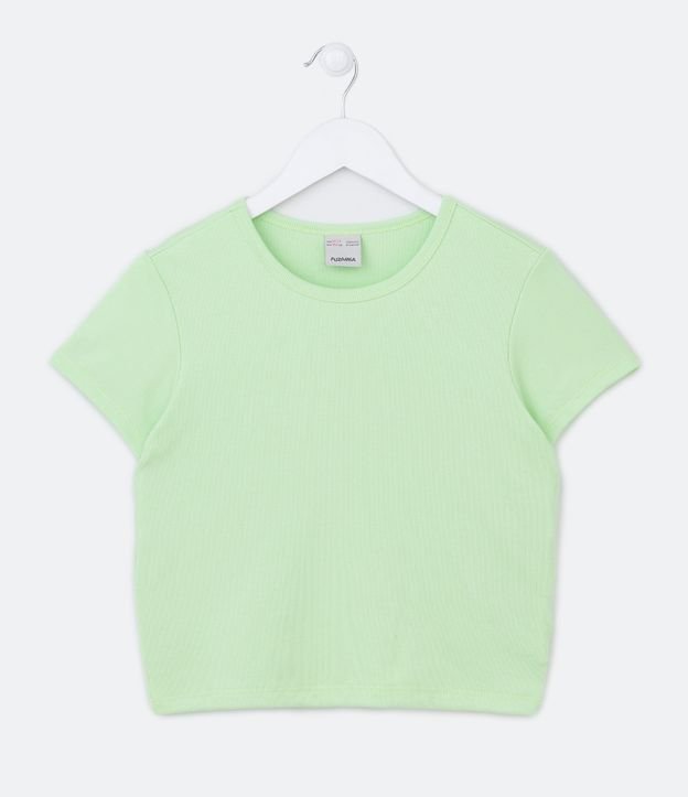 Blusa Cropped Linen Castanhola Verde