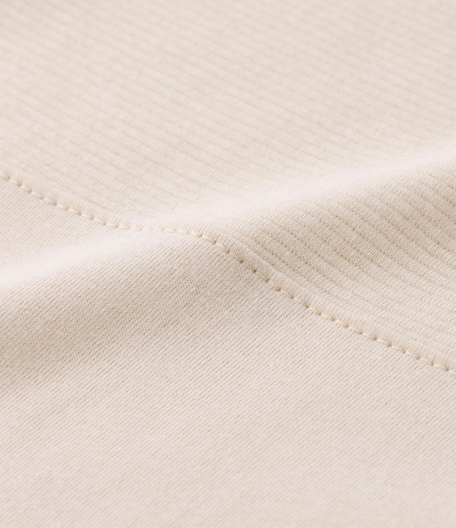 Camiseta Infantil com Recorte Texturizado e Etiqueta Aplicada - Tam 1 a 5 anos Bege 3