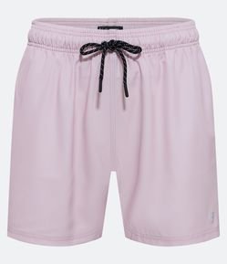 Bermuda de Banho em Microfibra com Detalhe Refletivo