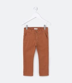 Calça Slim Infantil em Sarja - Tam 1 a 4 anos