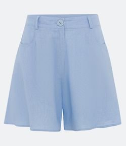 Short Godê em Linho com Bolsos