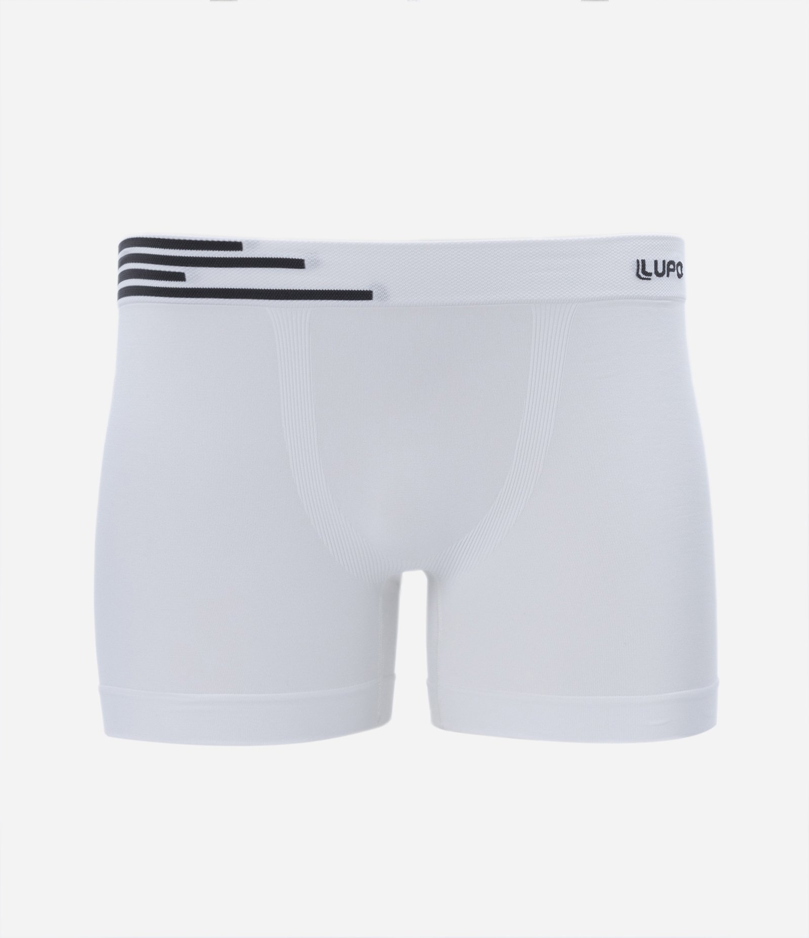 Cueca Boxer em Microfibra com Cós Elástico Lupo Branco 1