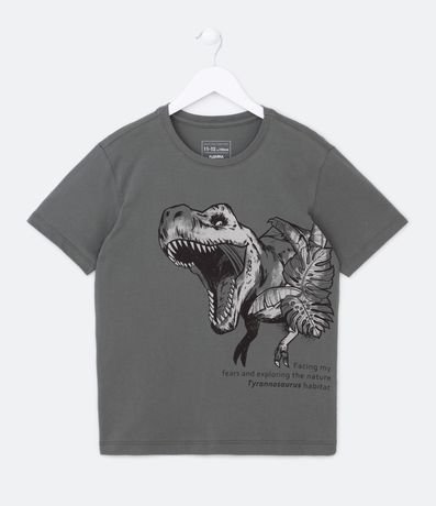 Camiseta Infantil Jogo Dinossauro Google 100% Algodão