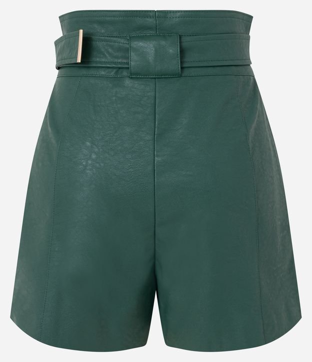 Short Clochard com Cinto e Fivela Verde 7