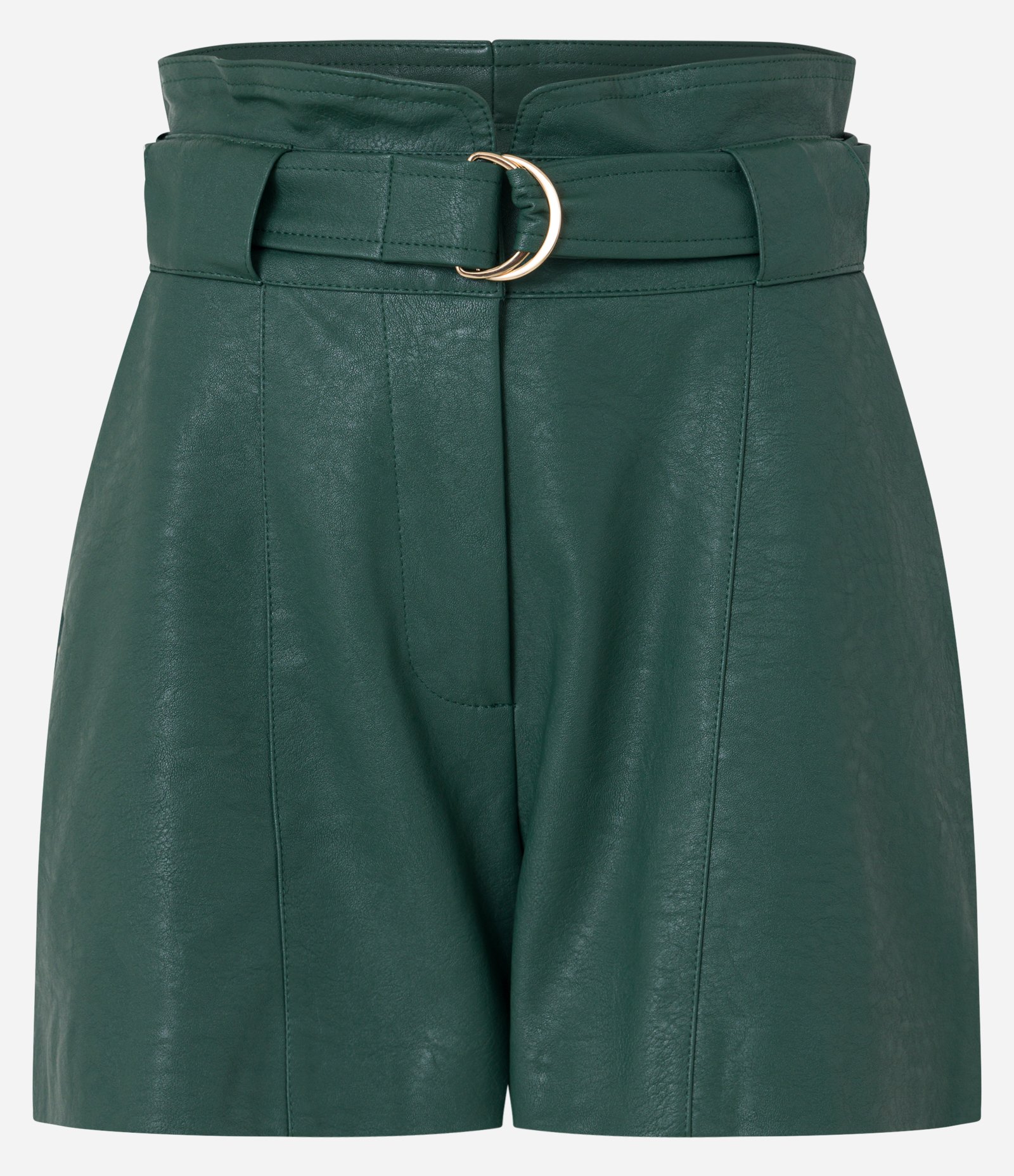 Short Clochard com Cinto e Fivela Verde 6
