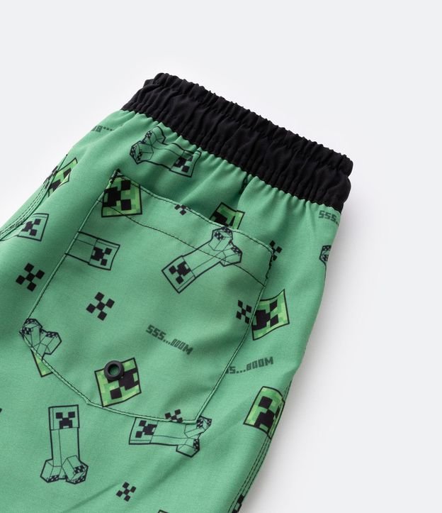 Minecraft Calças Curtas Kids Pants Cartoon Cosplay Calções De Praia